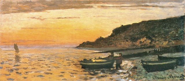 seacoast-at-saint-adresse-sunset