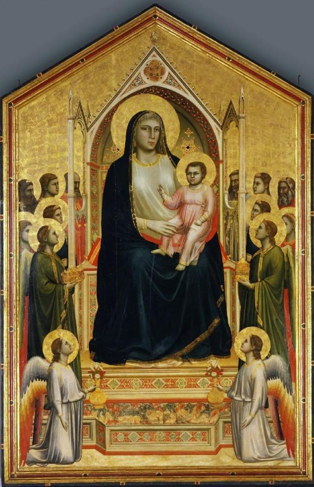 Giotto Ognissanti Madonna ca 1310 Galleria Uffici, Florence