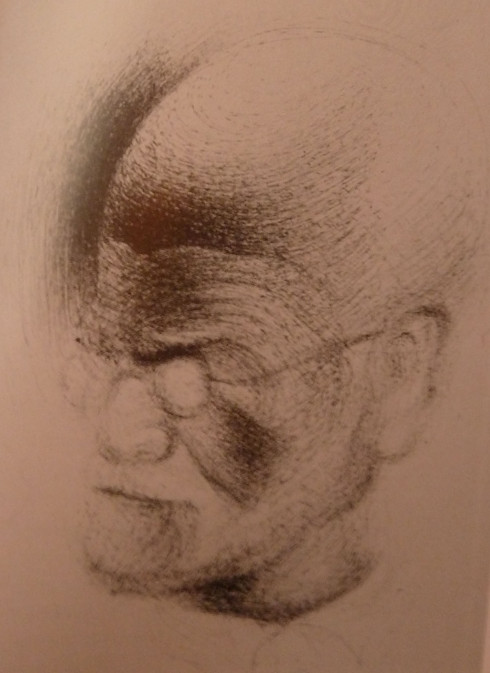 Salvador Dali, Portrait of Sigmund Freud, 1938